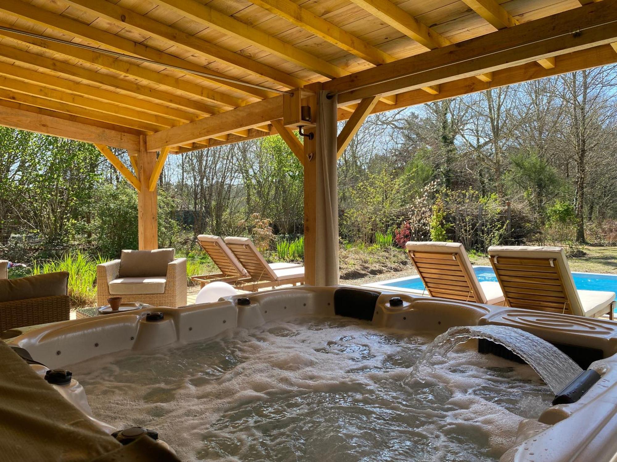 Gites & Spa De Charme " Ploum" Pouydesseaux Kültér fotó