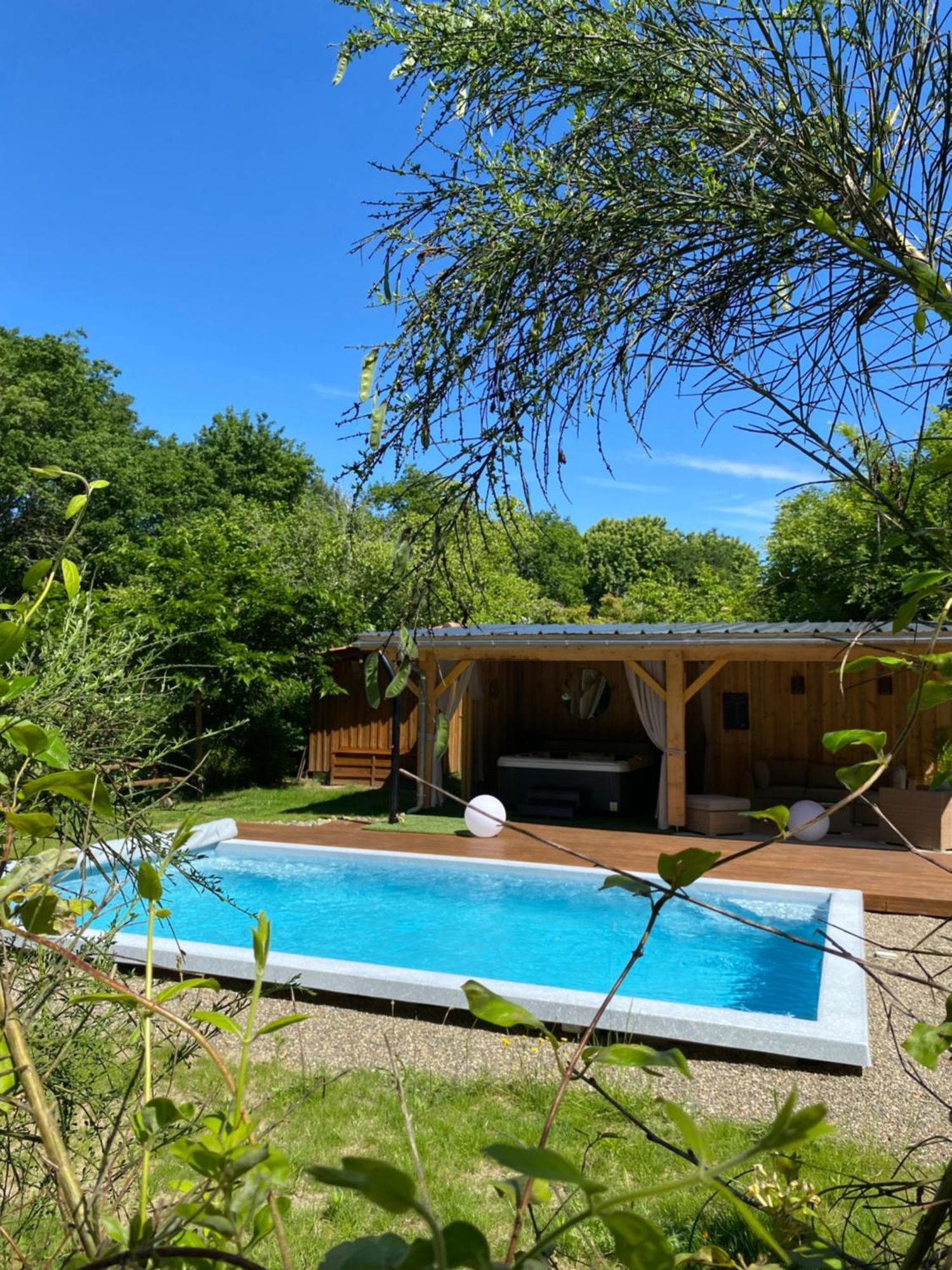Gites & Spa De Charme " Ploum" Pouydesseaux Kültér fotó